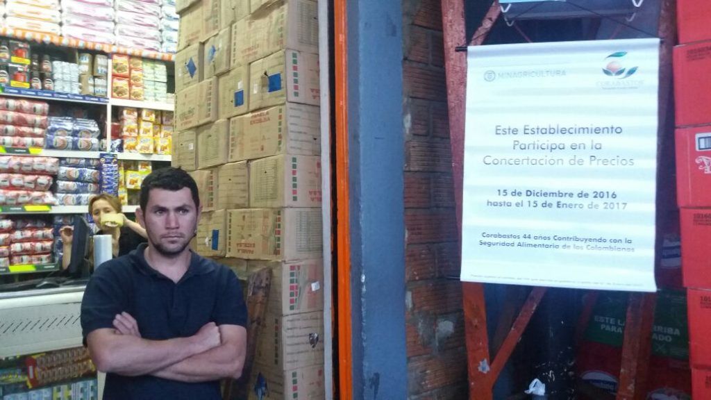 Congelamiento de precios de alimentos en abastos